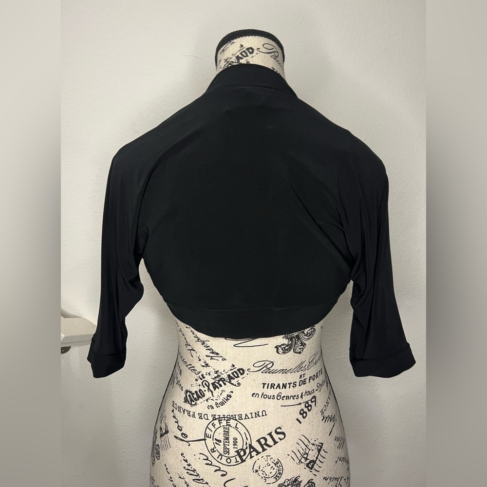 Black Bolero Shrug - Picture 3 of 6